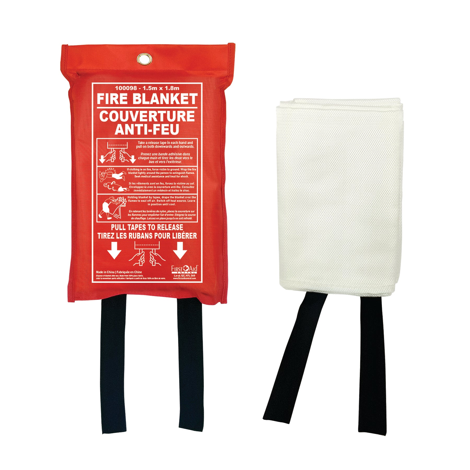 Couverture anti-feu X-Large - 1,5 m x 1,8 m