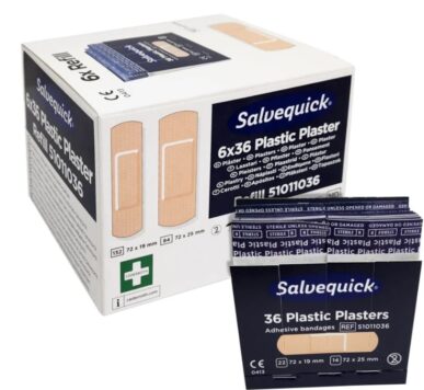 Recharges de pansements en plastique Salvequick - 6 x 36