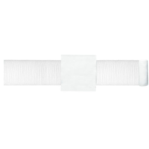 Bandages compressifs avec attaches en gaze, stériles (2", 3" ou 6")