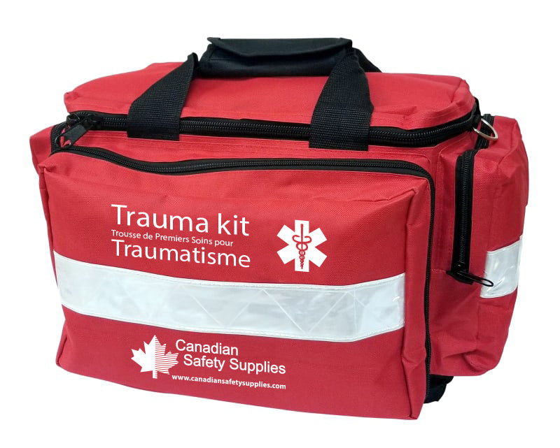Sac de premier répondant, 46 cm x 30 cm x 31 cm (18" x 12" x 12,5") avec logo Canadian Safety Supplies