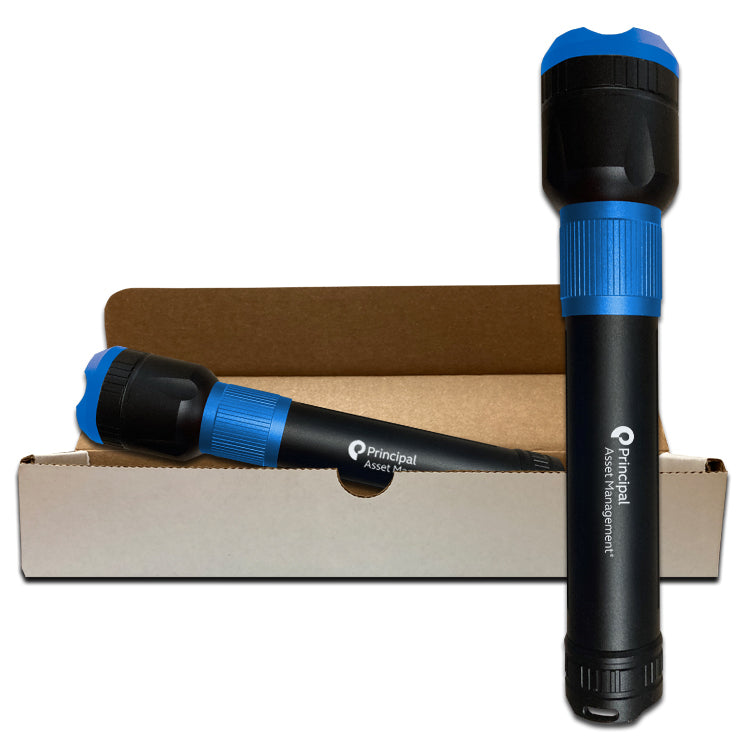 3400 Lumen HD USB Rechargeable Flashlight with Powerbank - Blue
