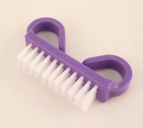 Brush Nail Pruple w/ white bristle 4-1/4 x 1-5/8 in - each
