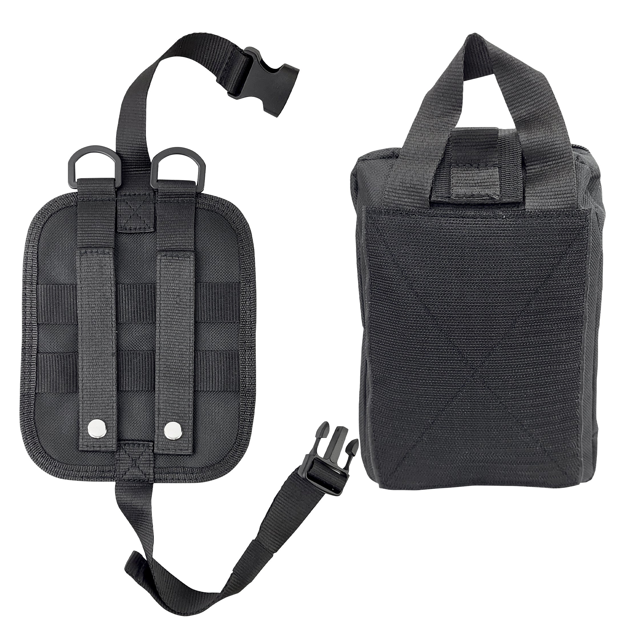 Sac IFAK tactique portable, noir (vide)