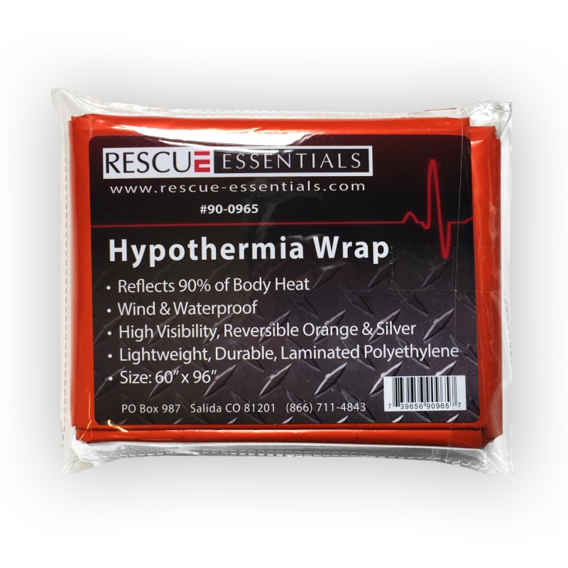 Hypothermia Wrap, Orange 60" x 96"