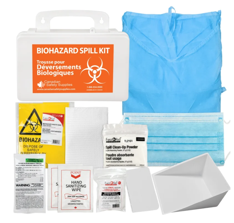 Biohazard Spill Clean-up Kit - DELUXE
