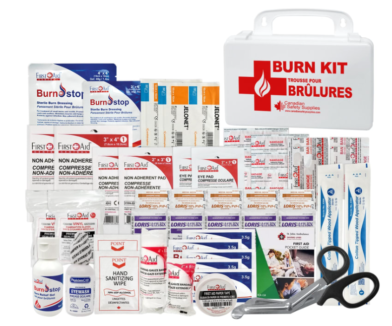 Petite trousse de premiers soins contre les brûlures pour soudeurs