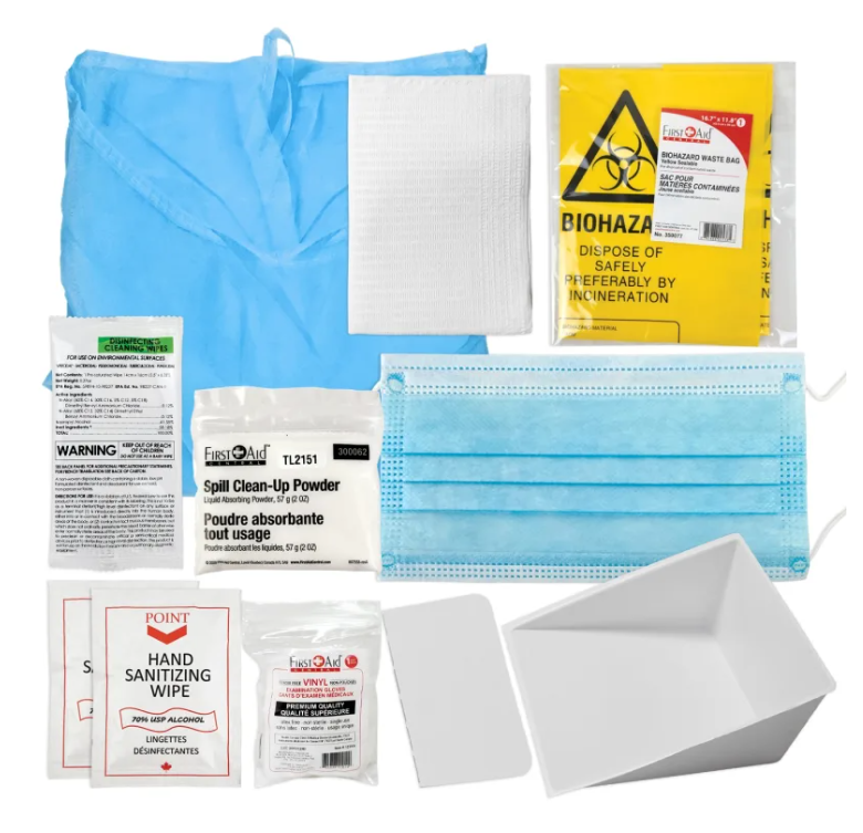 Biohazard Spill Clean-up Kit - DELUXE