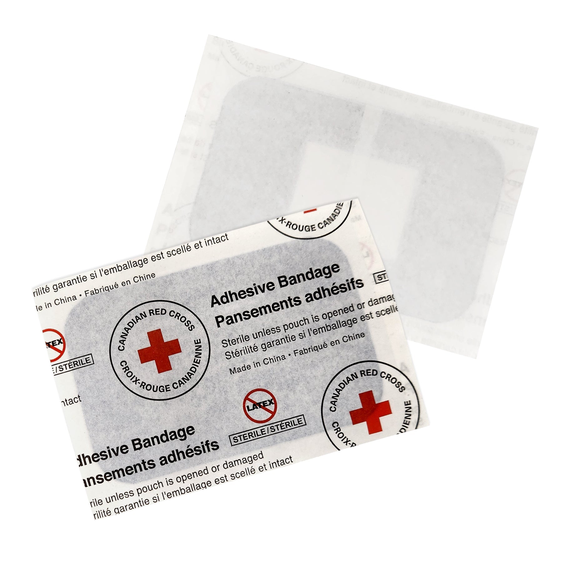 Fabric Bandage - 2" x 3" Patch (Food Grade) - 25/Bag