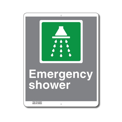 Emergency Shower - Enseigne - en Anglais