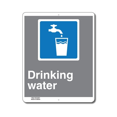 Drinking Water - Enseigne - en Anglais