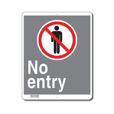 NO ENTRY - CSA SIGN