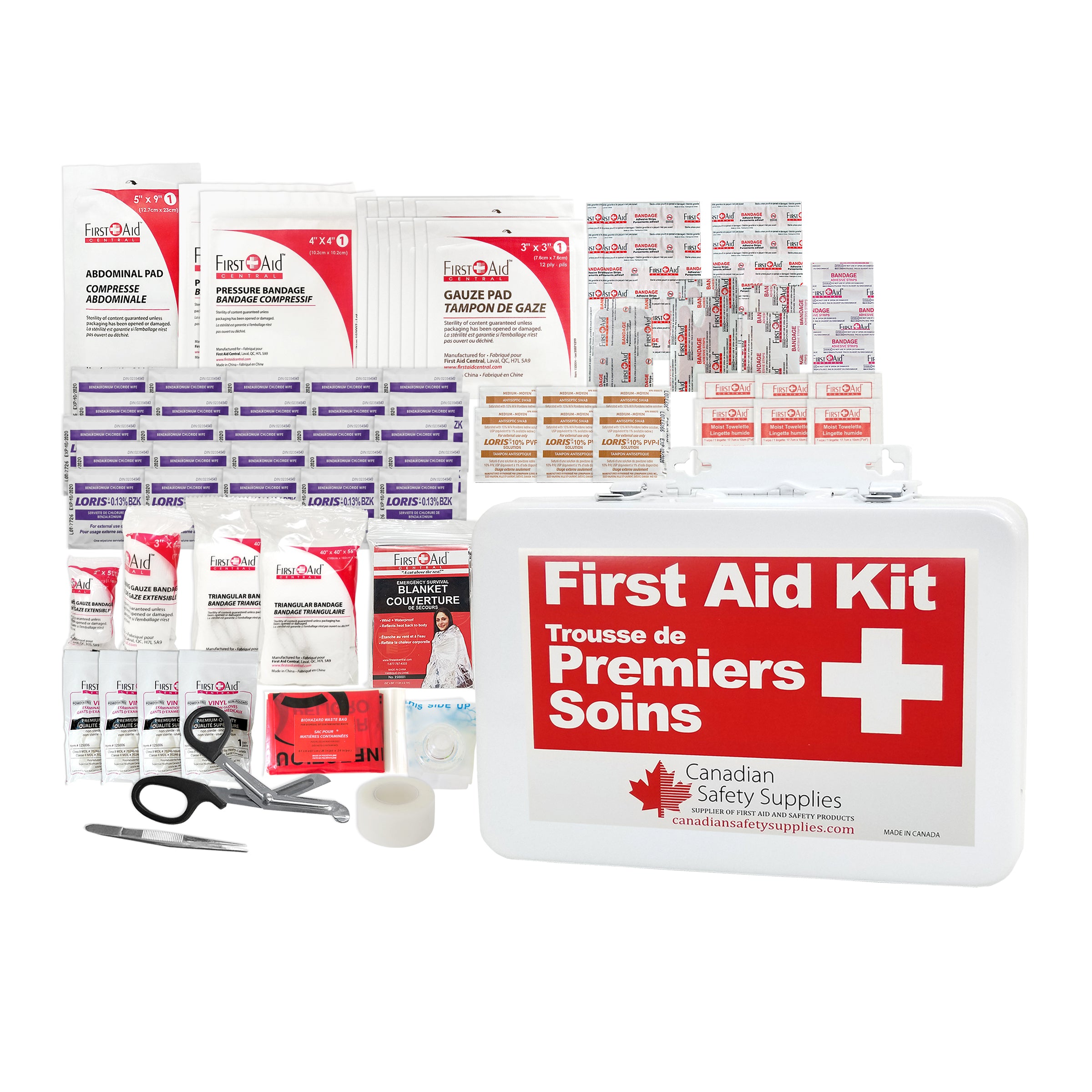 Trousse de premiers soins de base de type 2 et recharge – Petite (2 à 25 travailleurs)