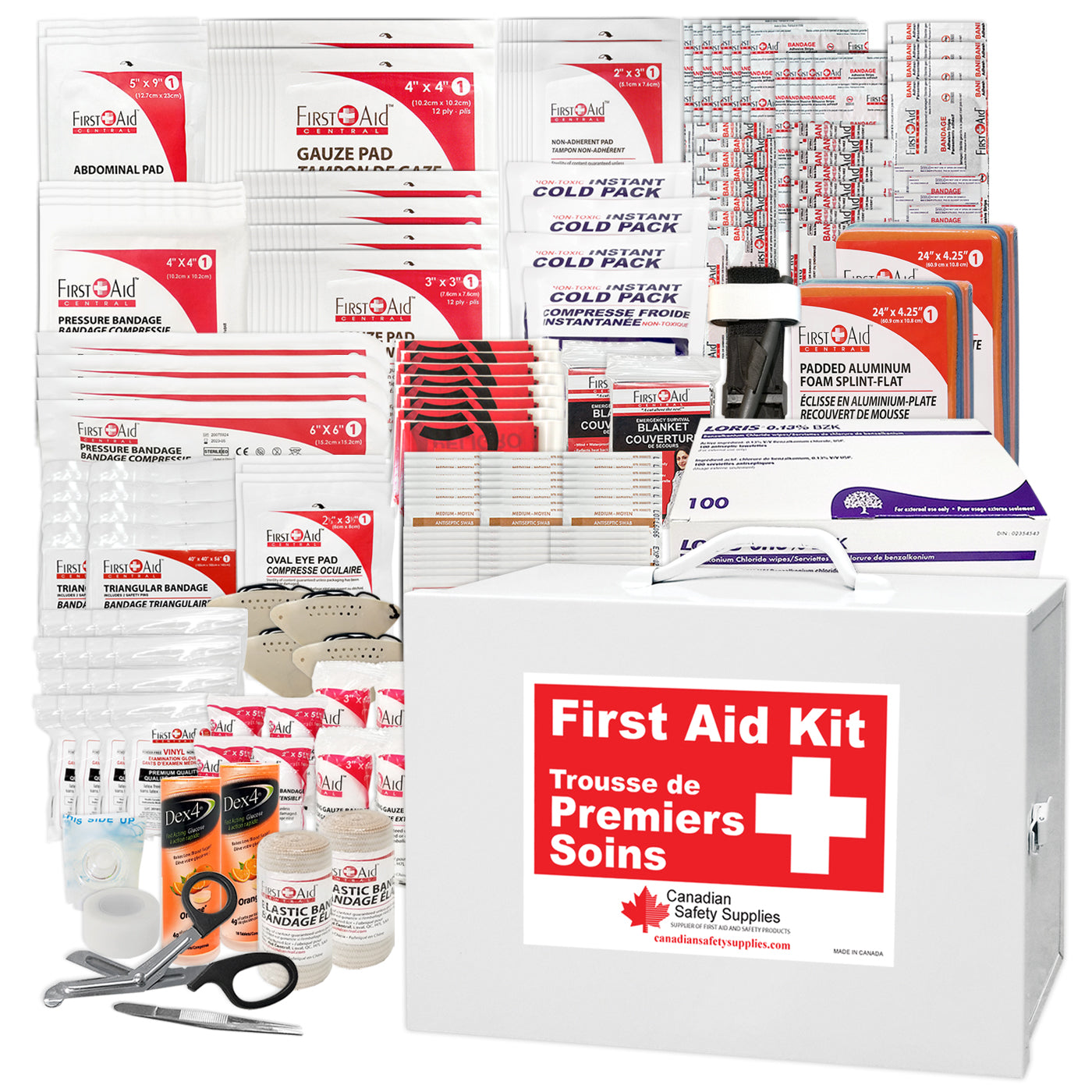 First Aid Kit Type 3 Intermediate as per CSA Z1220-17 Standard - Large (51-100 Workers)
