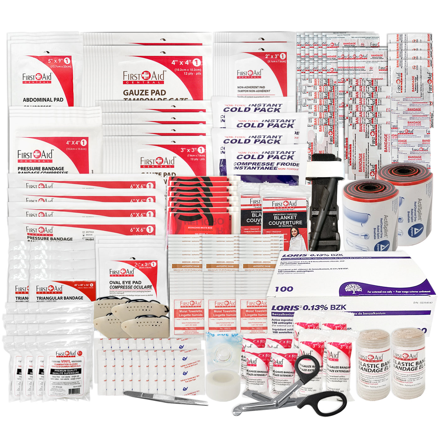 First Aid Kit Type 3 Intermediate as per CSA Z1220-17 Standard - Large (51-100 Workers)