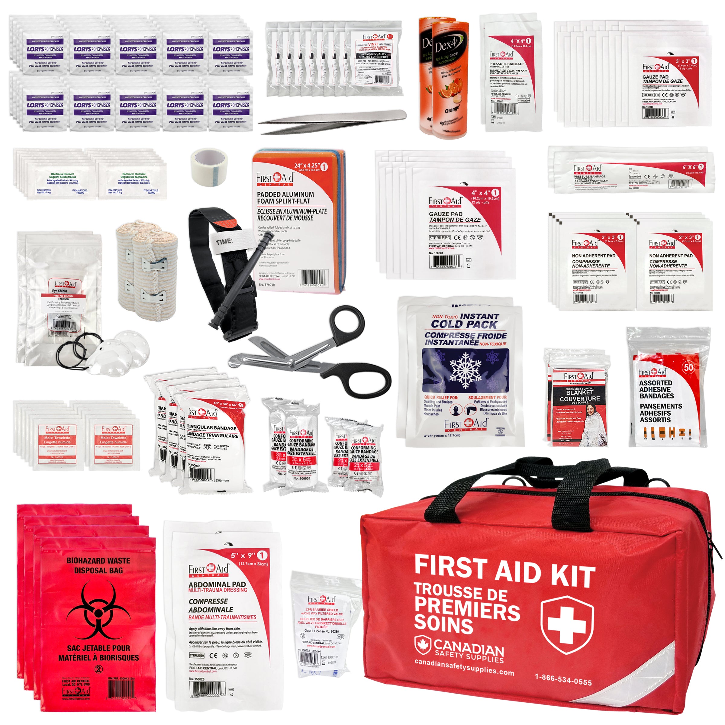 Trousse de premiers soins intermédiaire de type 3 et recharge – Moyenne (26 à 50 travailleurs)