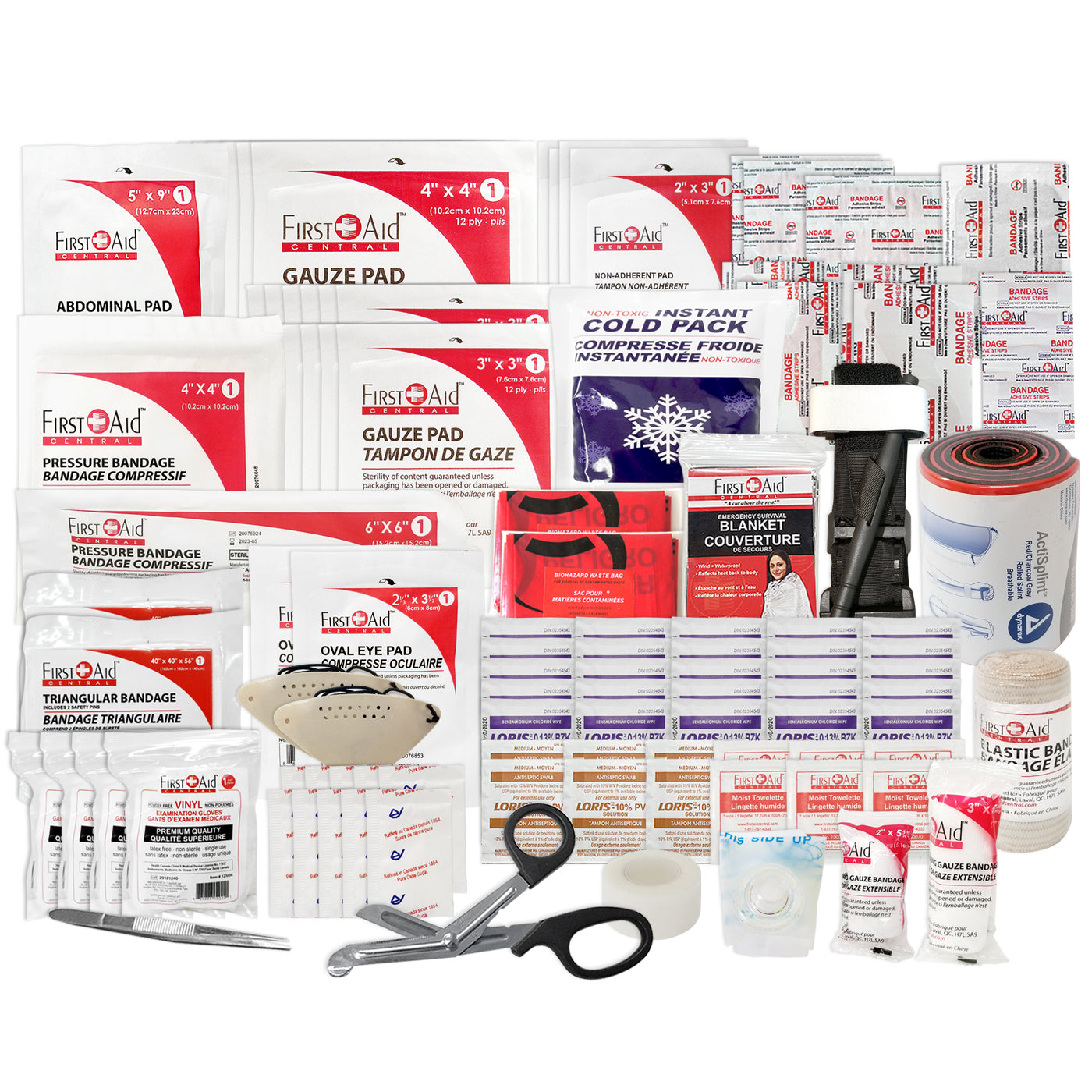 Trousse de premiers soins intermédiaire de type 3 et recharge – Petite (2 à 25 travailleurs)