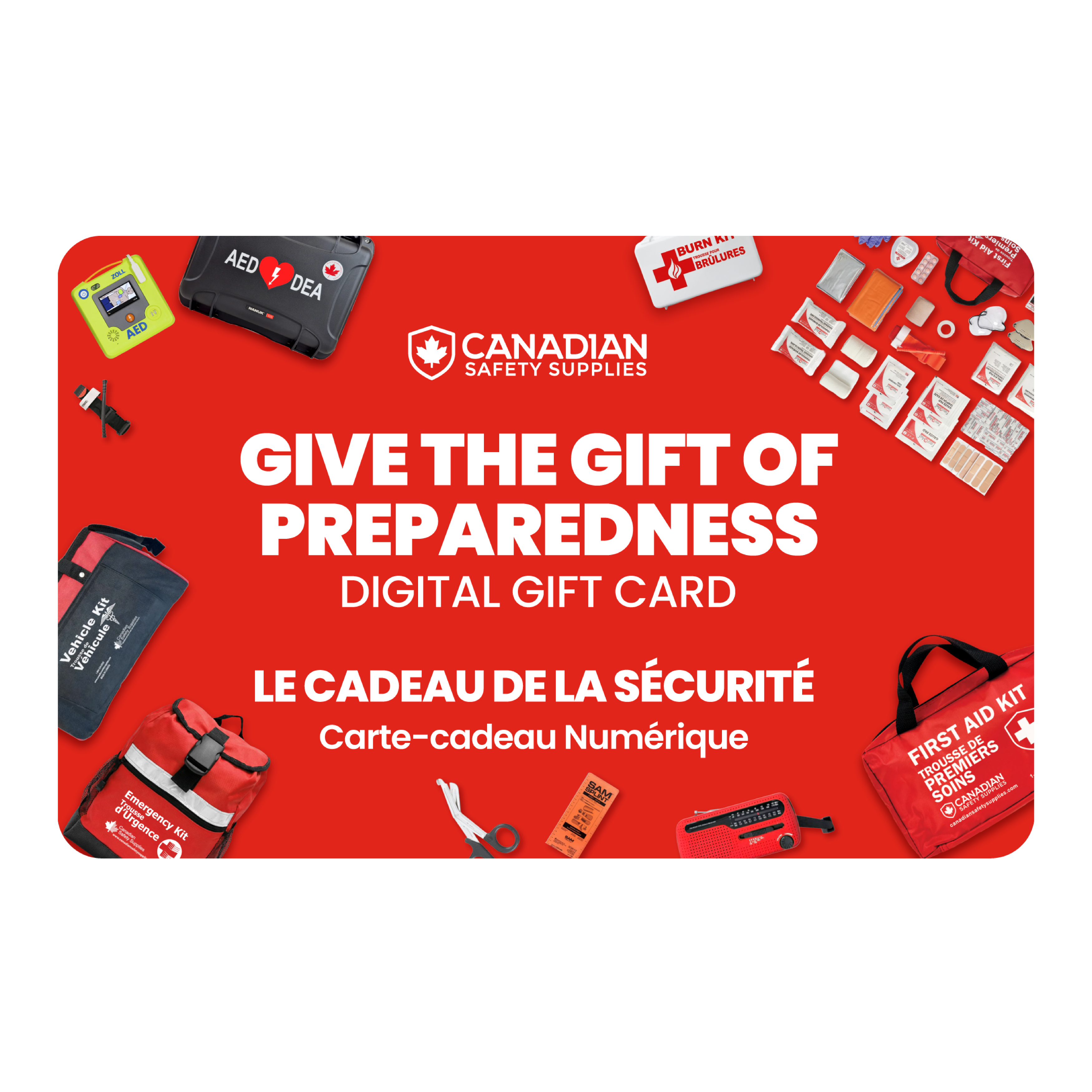 Canadian Safety Supplies Digital Gift Card