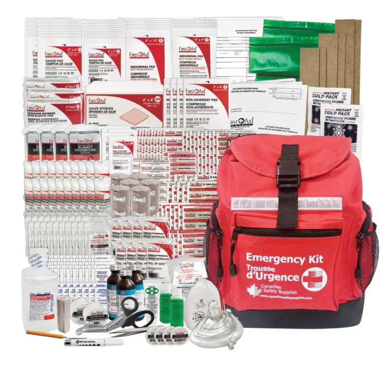 Trousse d'urgence pour traumatologie - sac à dos