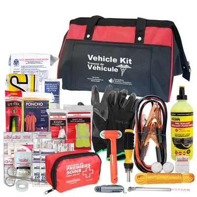 Trousse de véhicule d'urgence en bordure de route