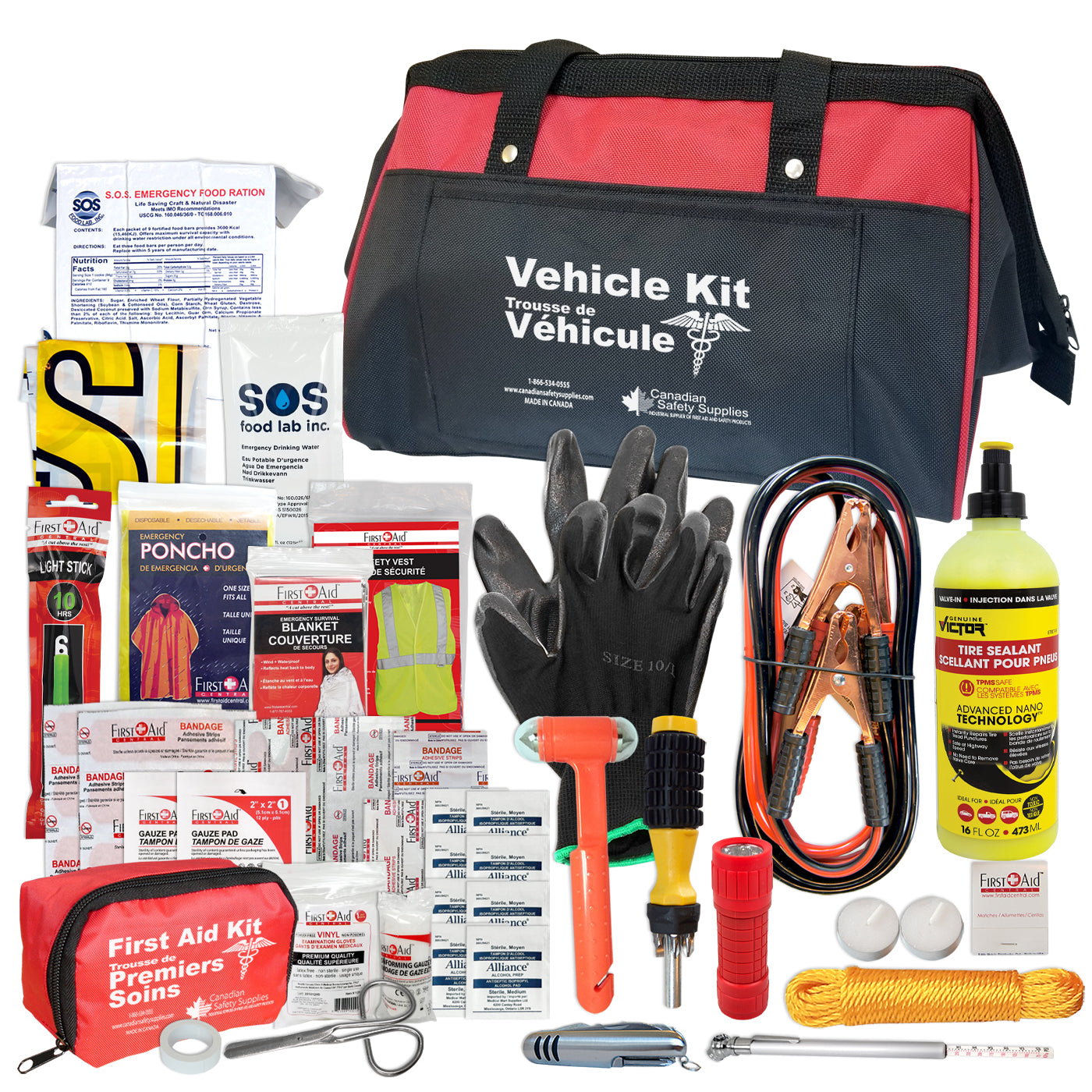 Emergency Roadside Vehicle Kit