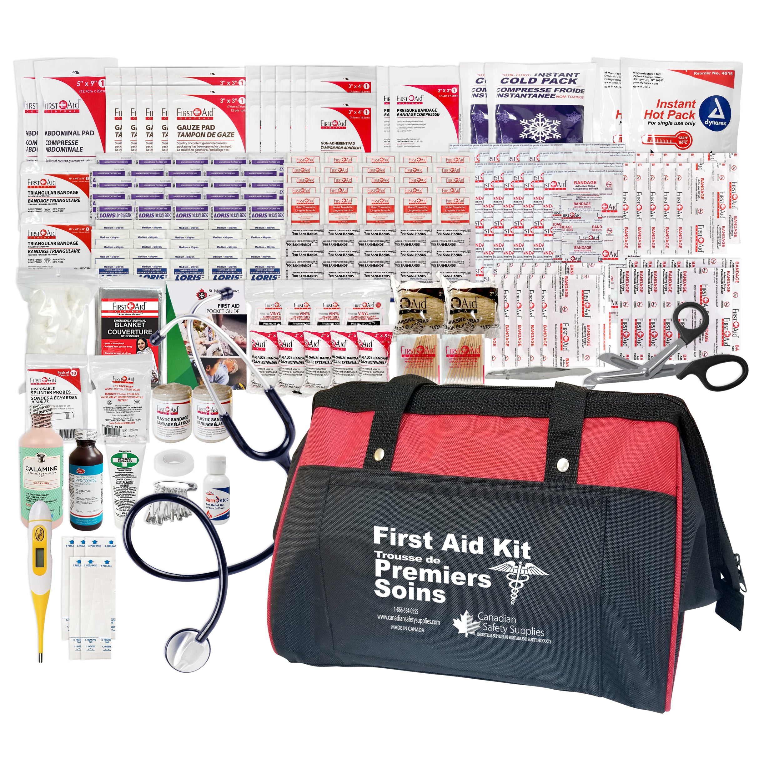 Trousse de premiers soins deluxe pour soins familiaux
