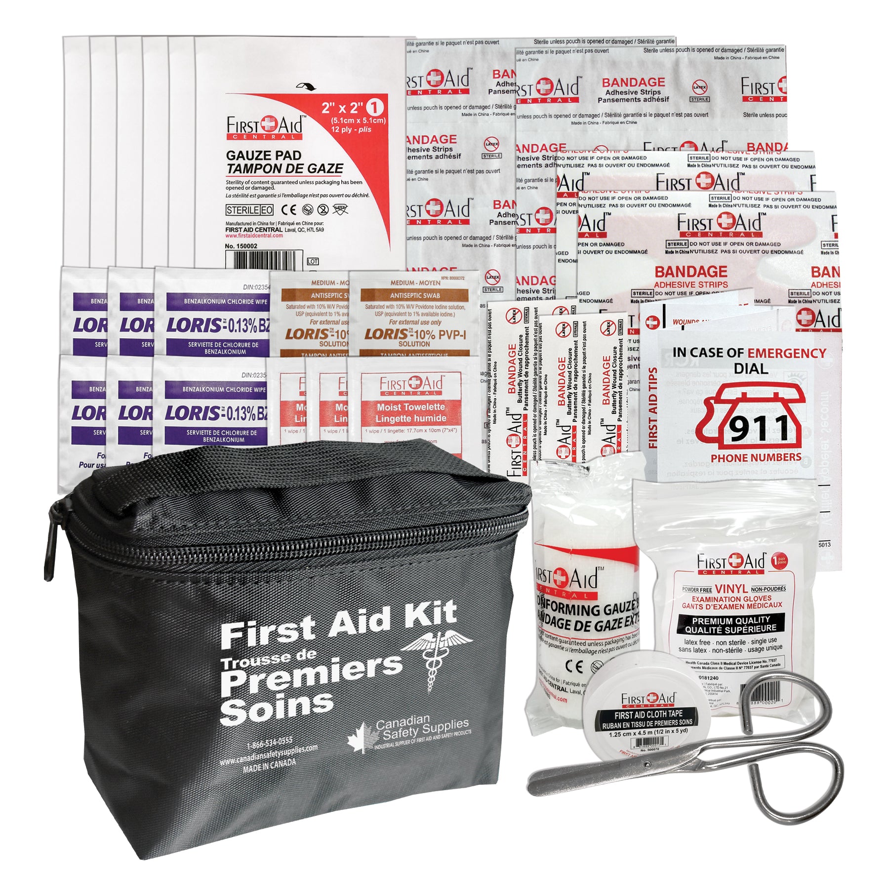 Trousse de premiers soins - 40 pièces