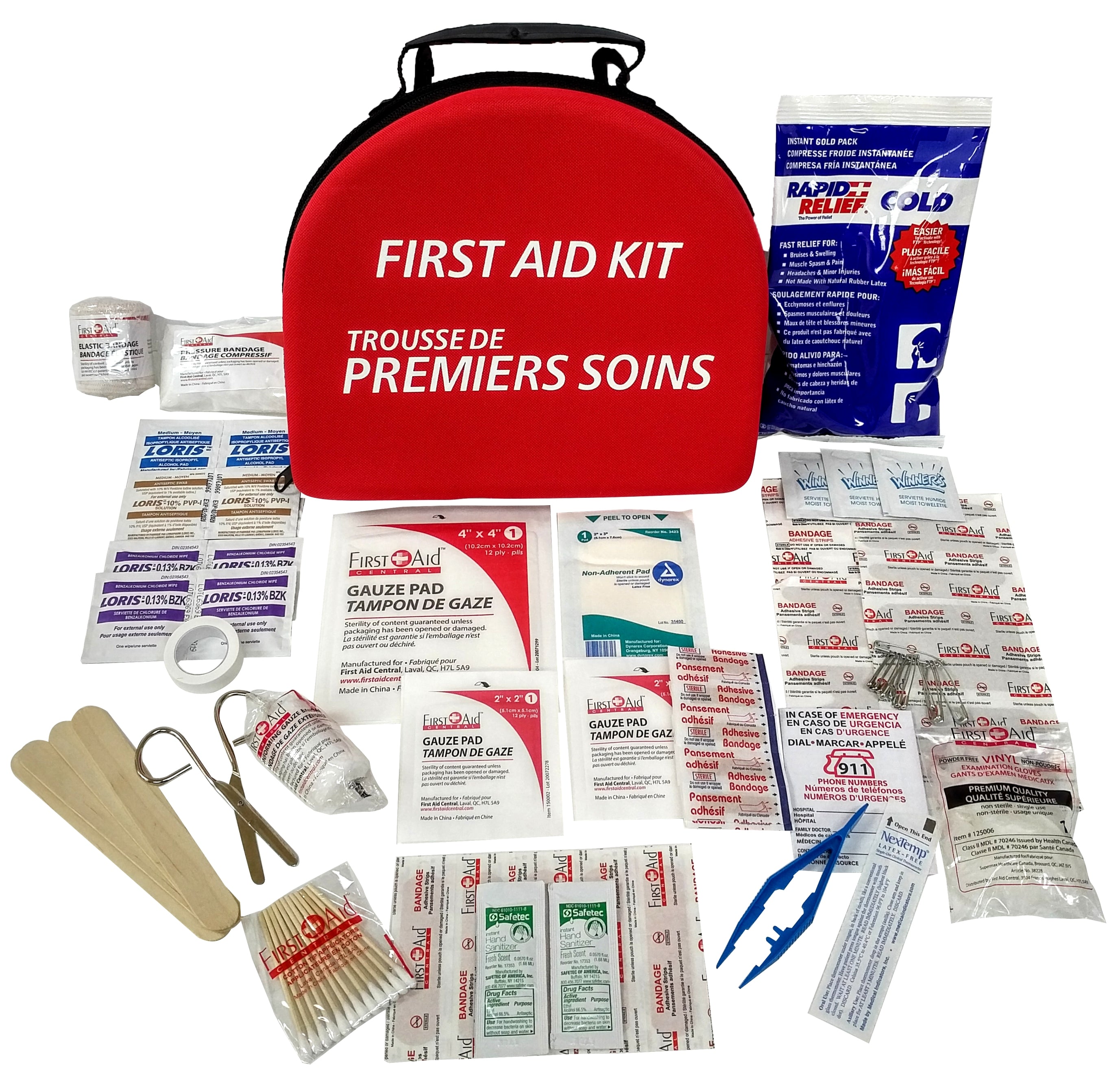 Trousse de premiers soins à domicile
