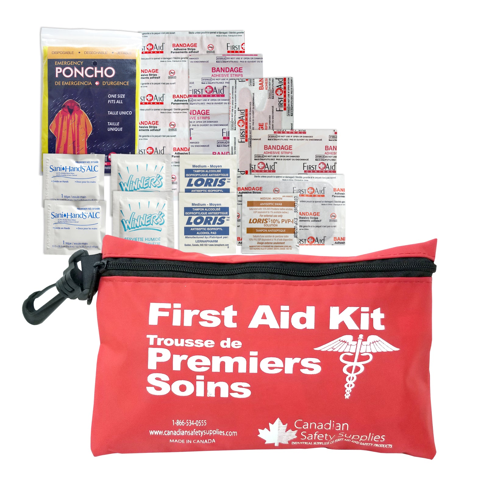 Trousse de premiers soins pour une promenade dans le parc