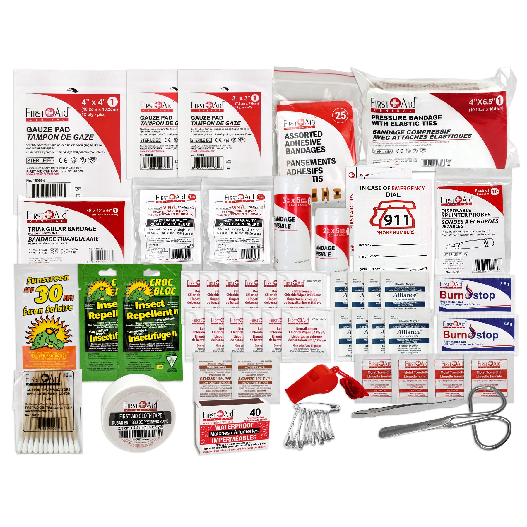 Trousse de premiers soins de Plein Air, Sac Étanche, Petite, 2,5L