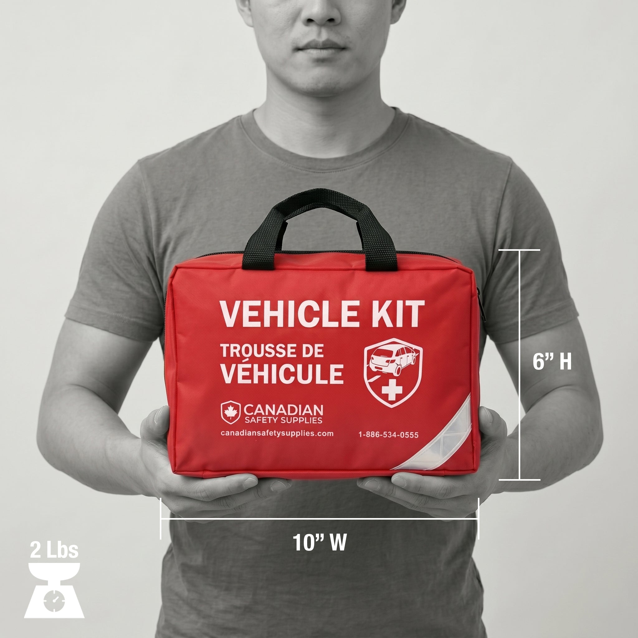 Trousse de sécurité automobile deluxe