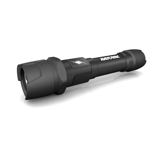 Tactical LED Flashlight- RAYOVAC (2AA BATTERIES INCL)