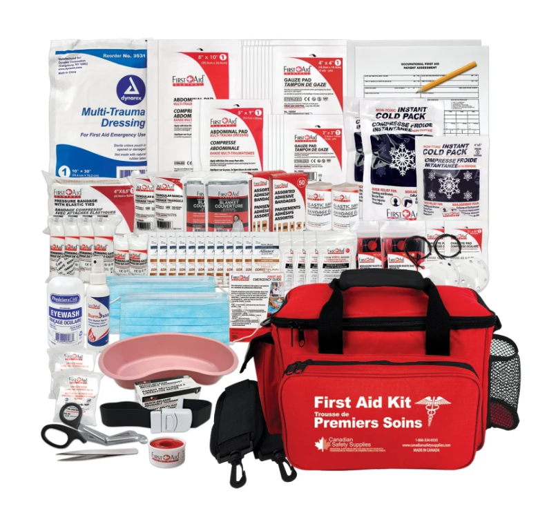Trousse de premiers soins pour traumatologie sportive