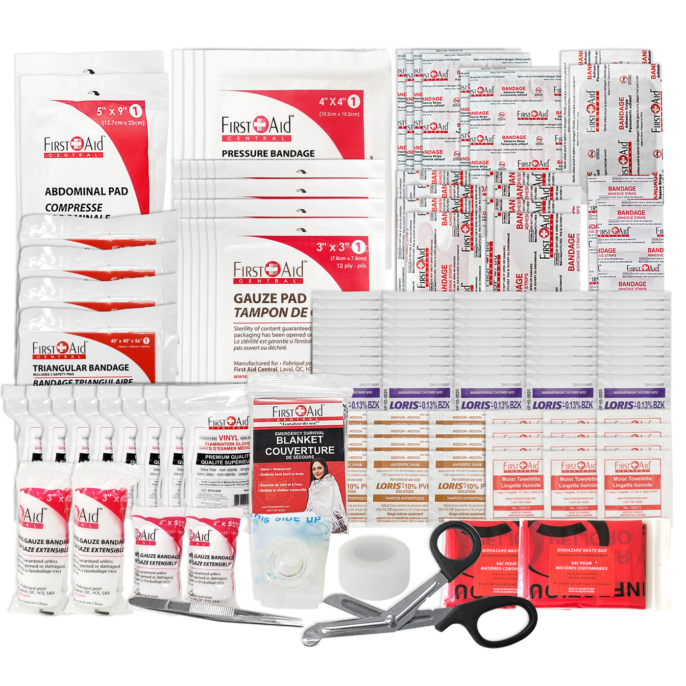 Trousse de premiers soins de base de type 2 et recharge – Moyenne (26 à 50 travailleurs)