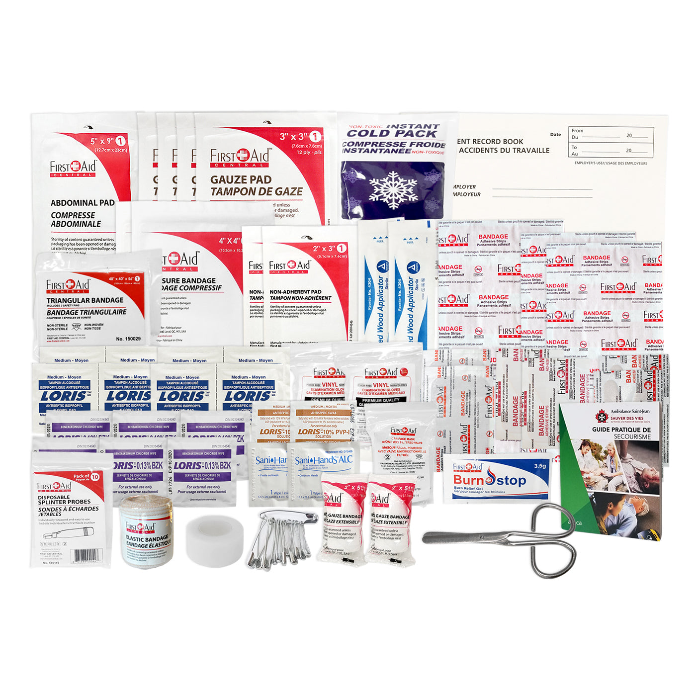 Trousse de premiers soins DELUXE Section 8 de l'Ontario - (1-5 employés)