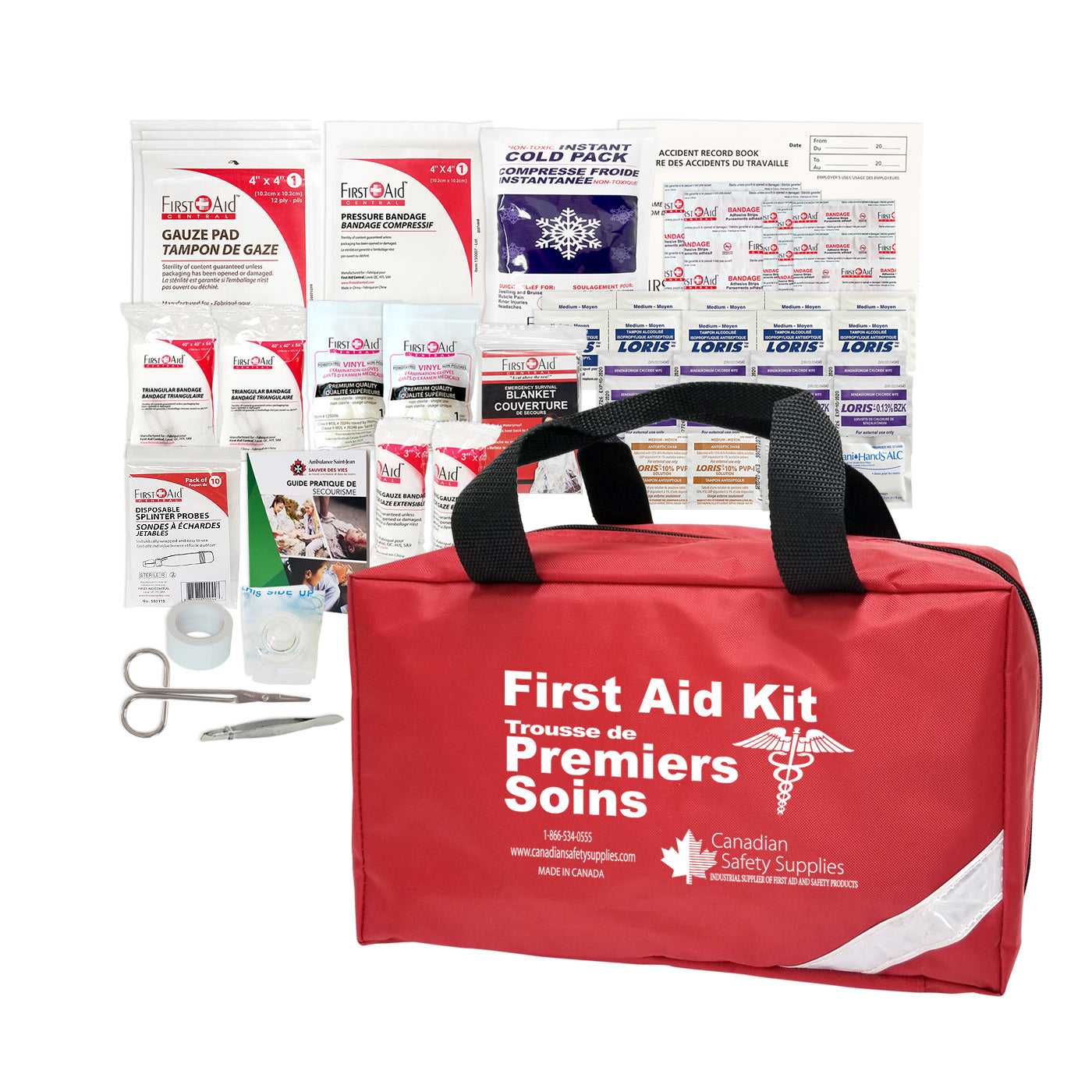 2 Ensembles Kit de premiers soins assortis Pack de survie portable Kit 2 Ensembles Kit de premiers soins assortis Pack de survie portable Kit
