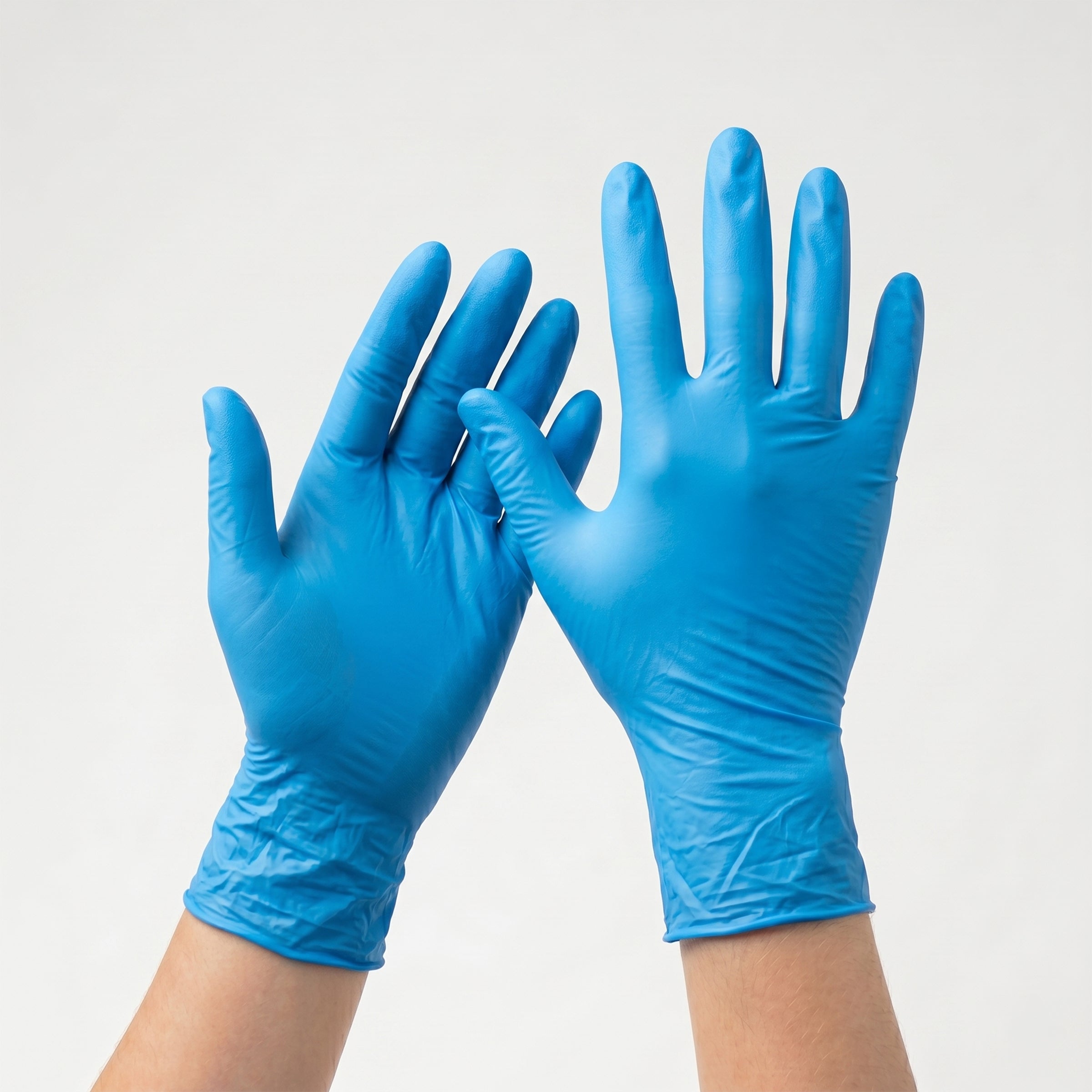 Duracore Synthetic BLUE vinyl medical gloves