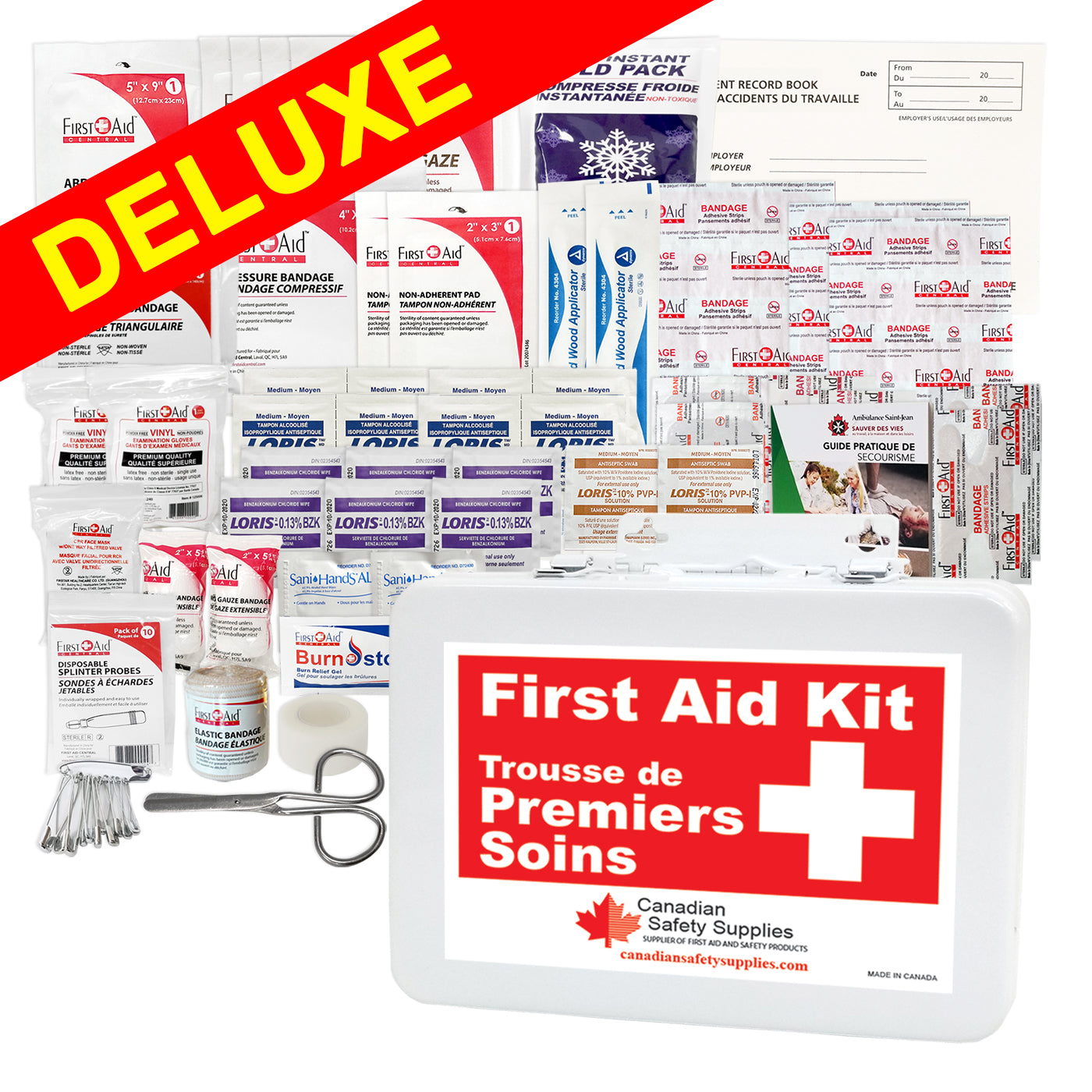 Trousse de premiers soins DELUXE Section 8 de l'Ontario - (1-5 employés)