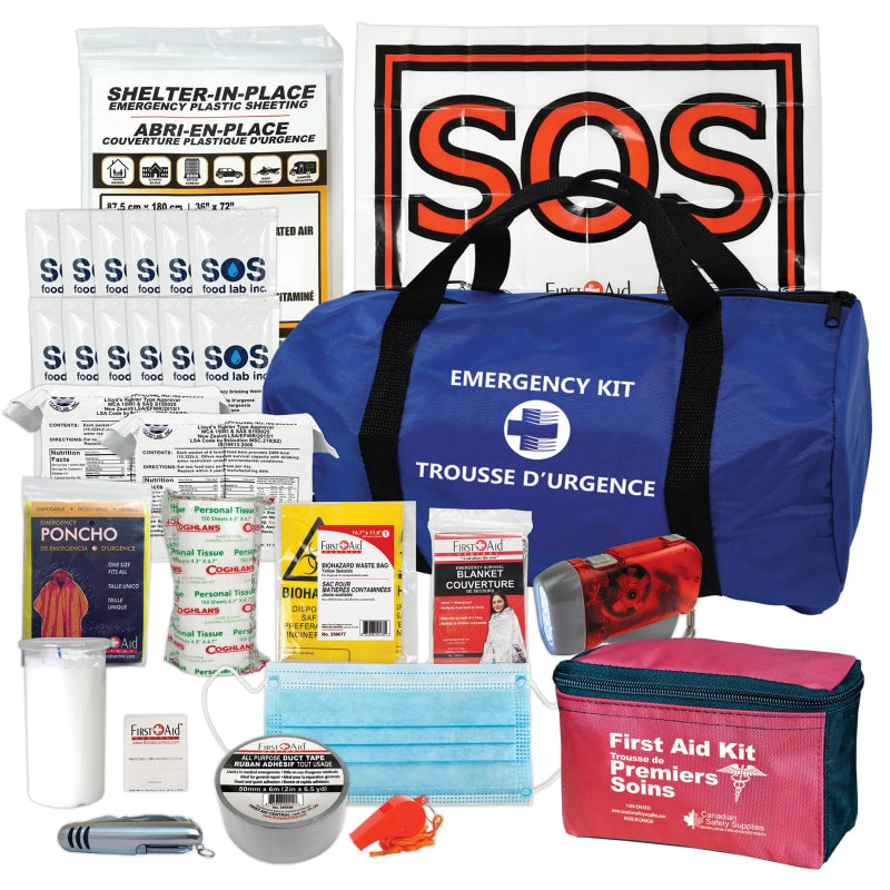 1 Person - Emergency Survival Kit with Water