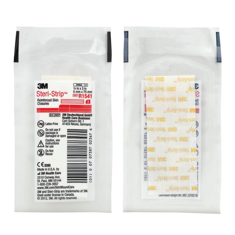 Fermetures cutanées adhésives Steri-Strip 3M - R1541