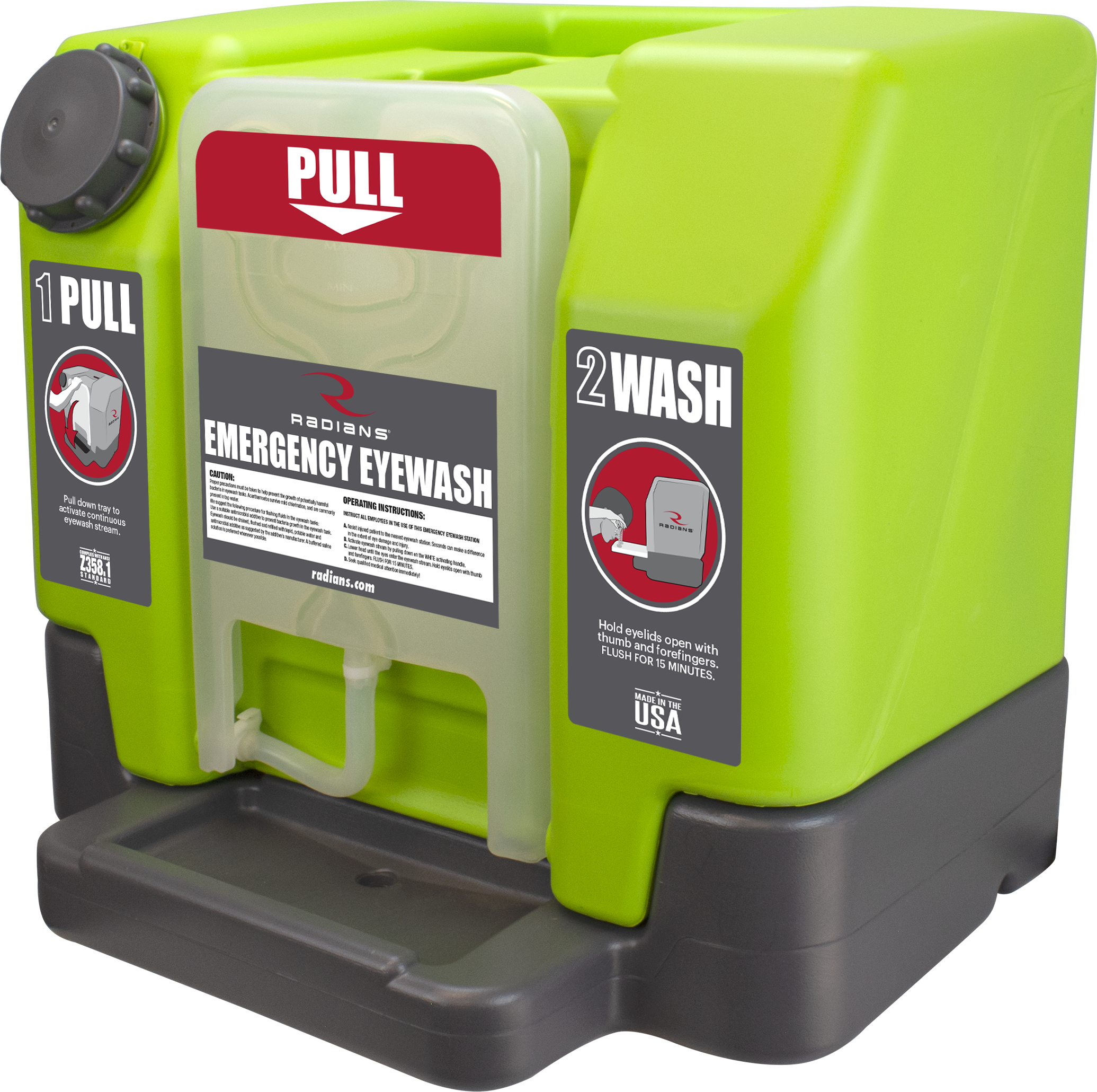 15 Minute Eyewash Station Bundle - 12 Gallons