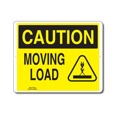 MOVING LOAD - CAUTION SIGN