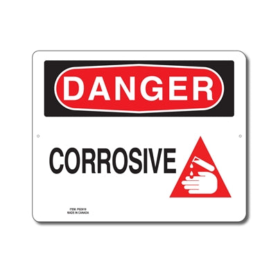 CORROSIVE - DANGER SIGN