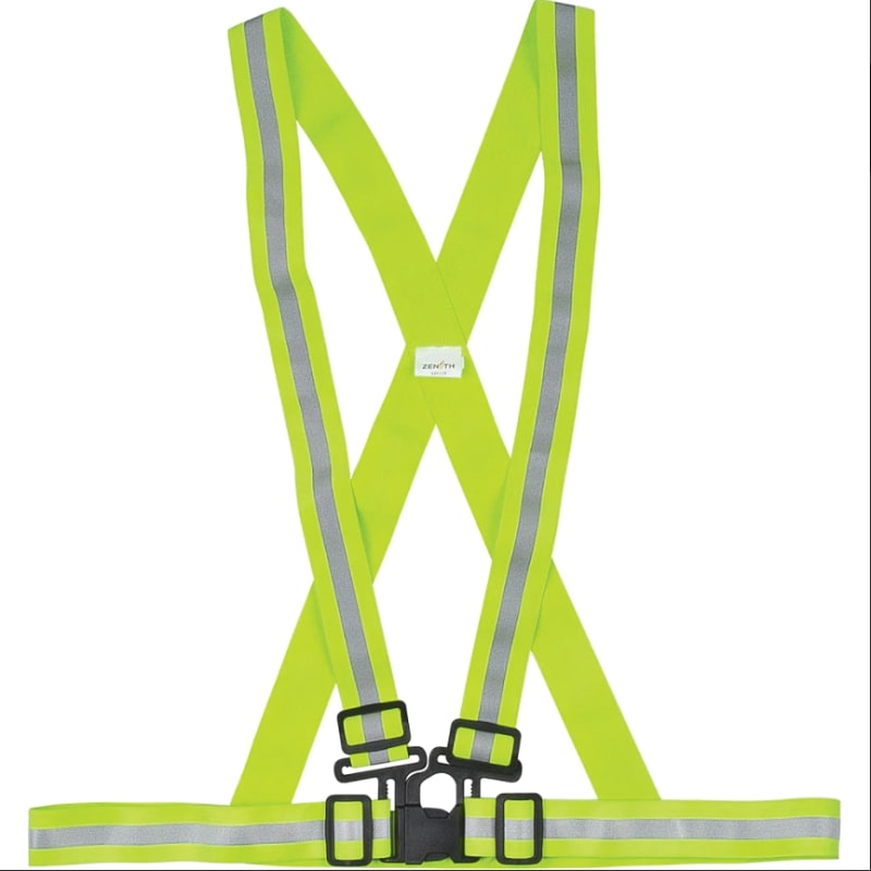 Traffic Harness, High Visibility Lime-Yellow, Large