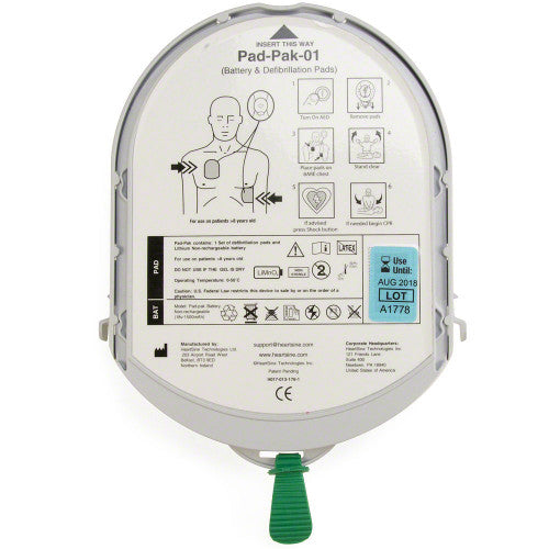 DAE HeartSine Samaritan pour adultes, Pad-Pak