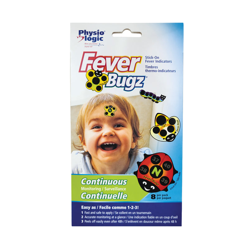 Fever-Bugz Stick-On Fever Indicators, Pack of 8