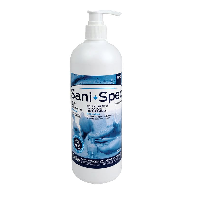 SANI-SPEC - Gel Antiseptique Instantané pour les Mains à l'Aloès - 500ml