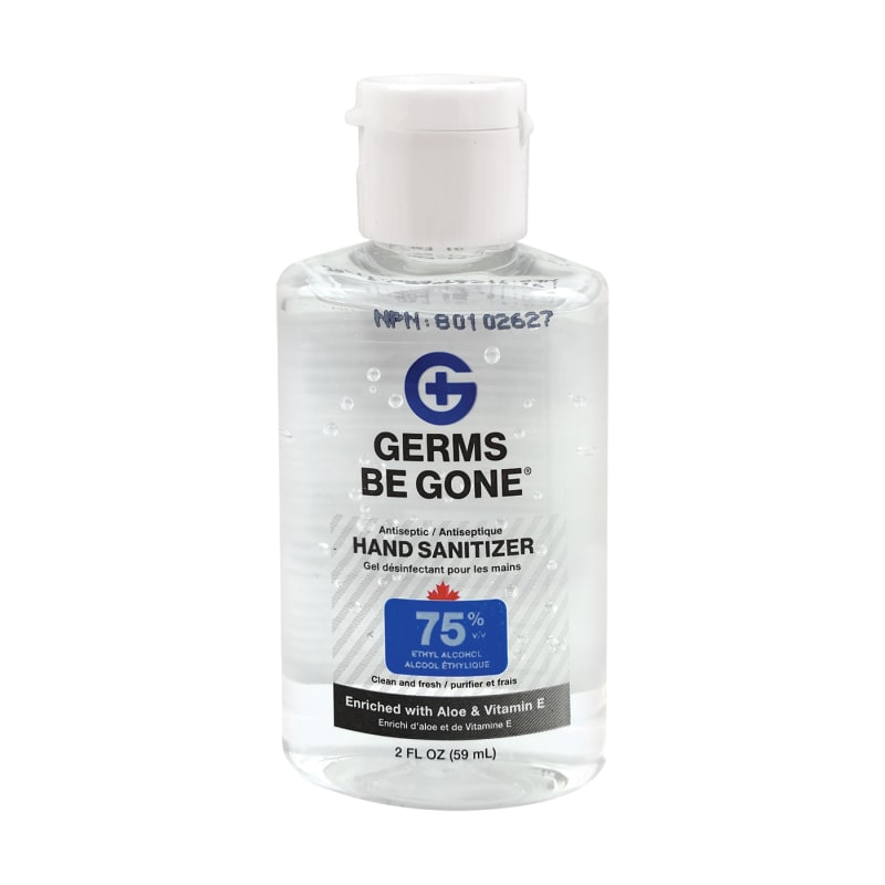 Désinfectant instantané pour les mains Germs Be Gone - 59 ml (2 oz)