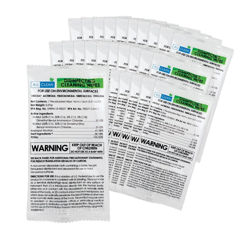 Disinfecting Surface Wipes - Pack of 25