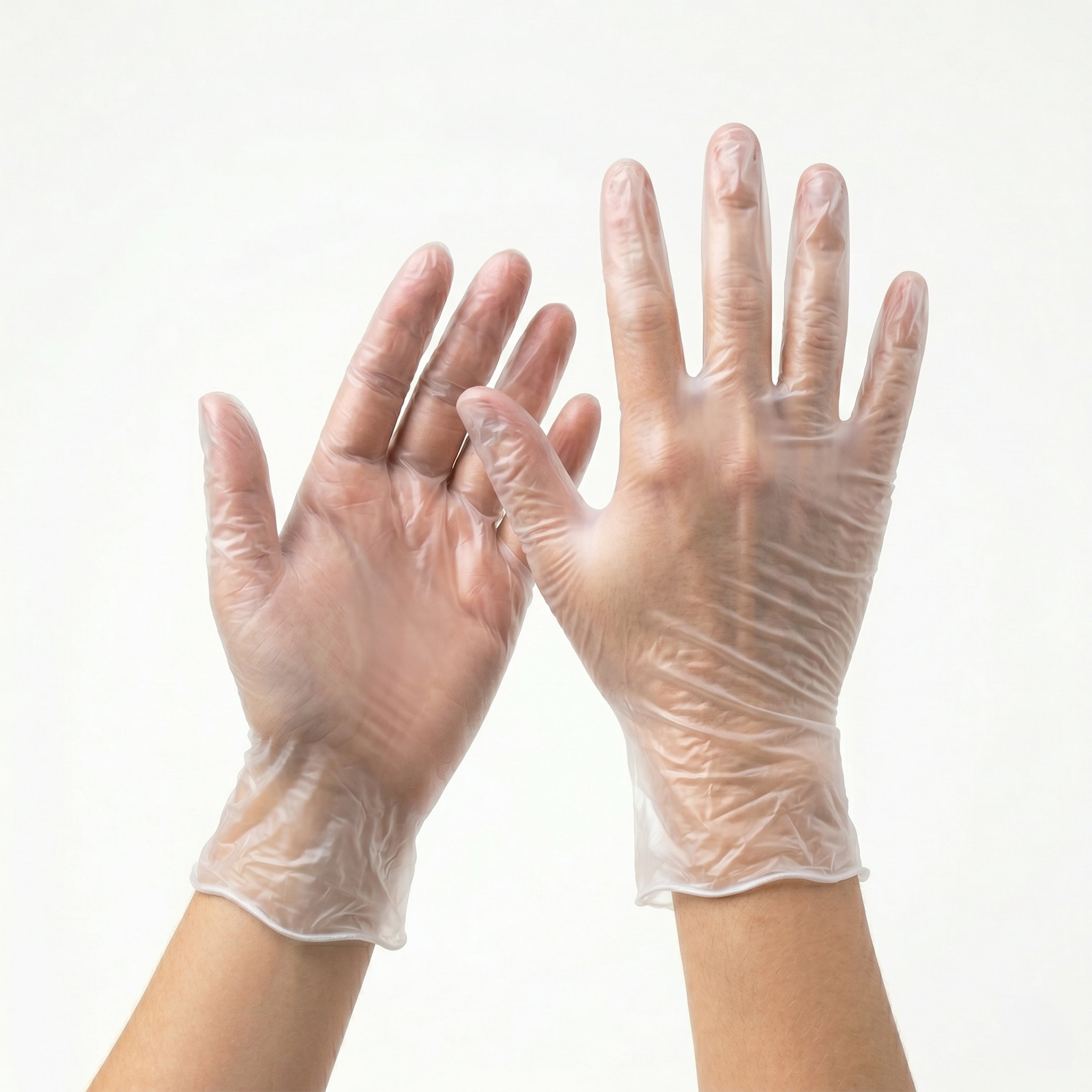 Pair of Vinyl Powder-Free Gloves (Large)