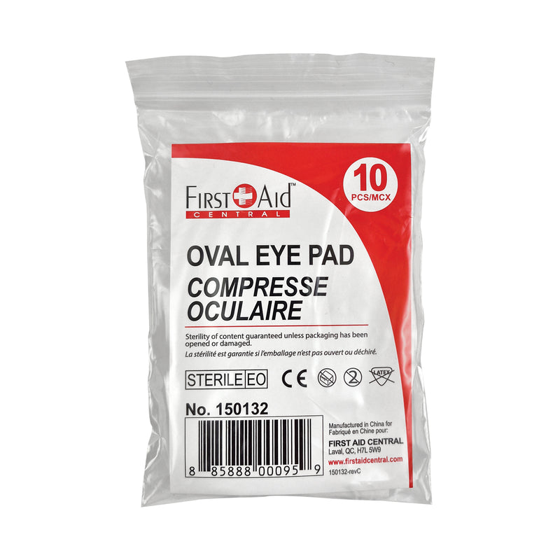 Oval Eye Pad - 10 pack